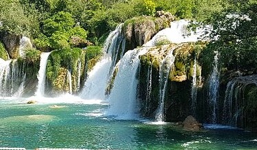 Northern Croatia cycling tour waterfalls