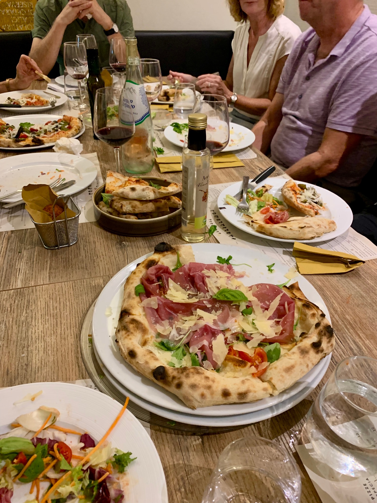 Italy's Puglia pizza in restaurant