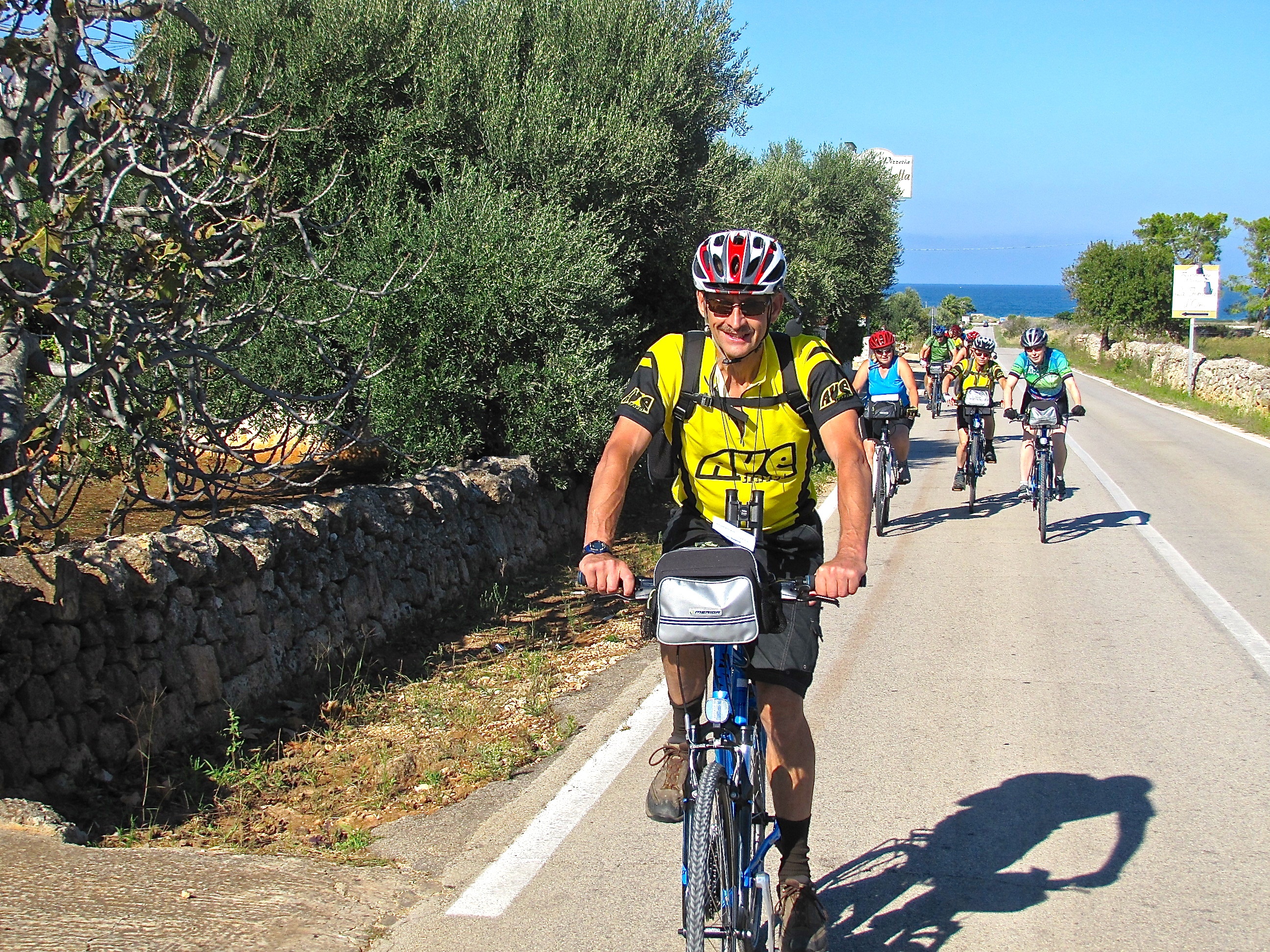Italy Puglia bike tour cyclist