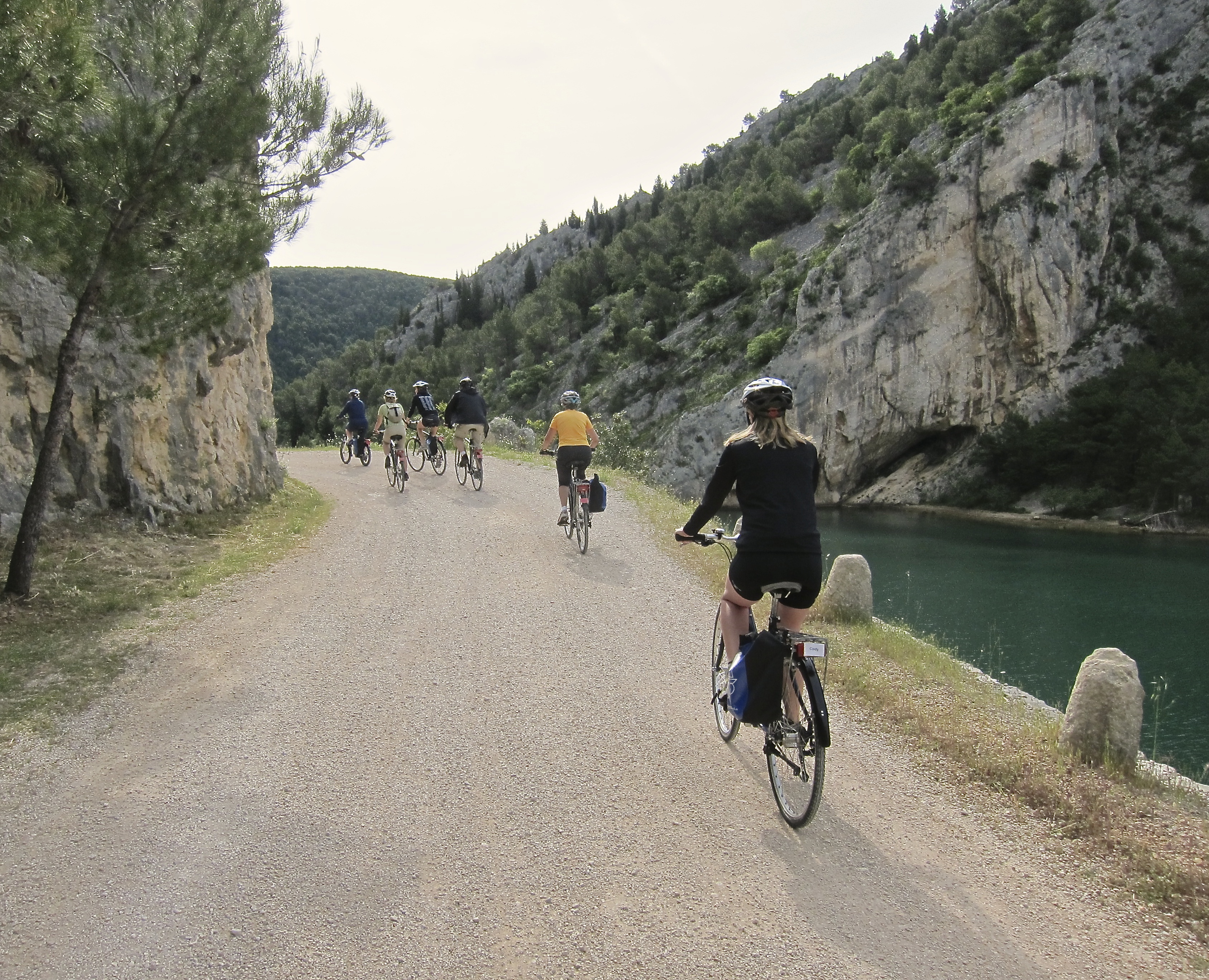 Croatia National Parks bike tour cyclists