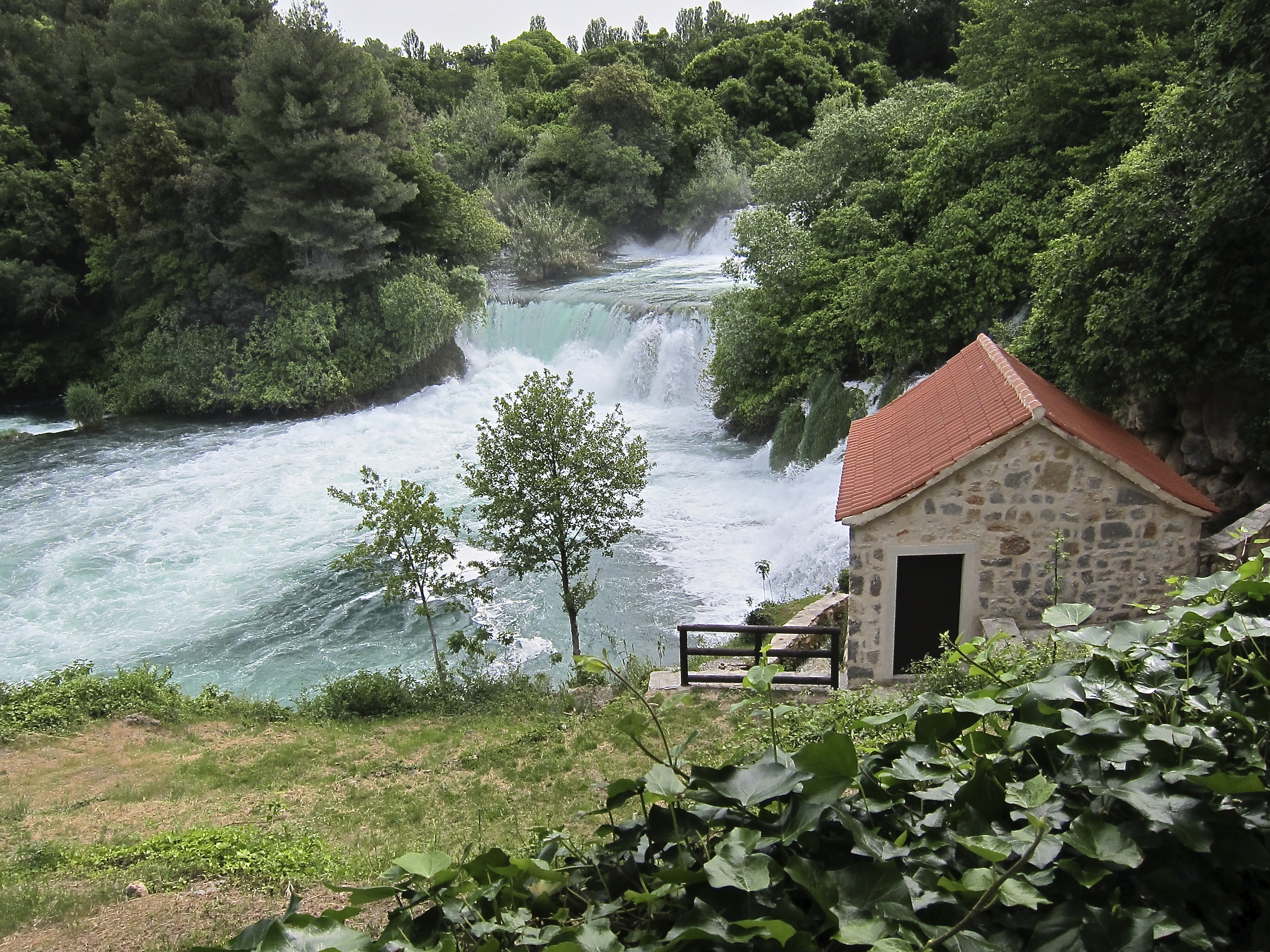 Croatia National Parks bike tour waterfalls