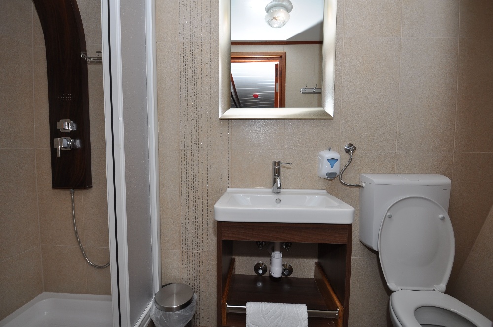 Washroom aboard MS President boat